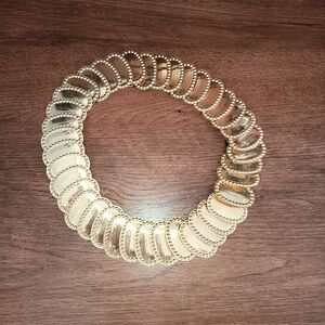 Vintage 80s style disco belt - Gold